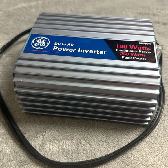 GE DC To AC Power Inverter AV93640 140 Watts Continuous 250 Peak Watts - Picture 4 of 8